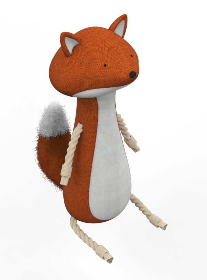Foxy the fox hundelegetøj MÆT