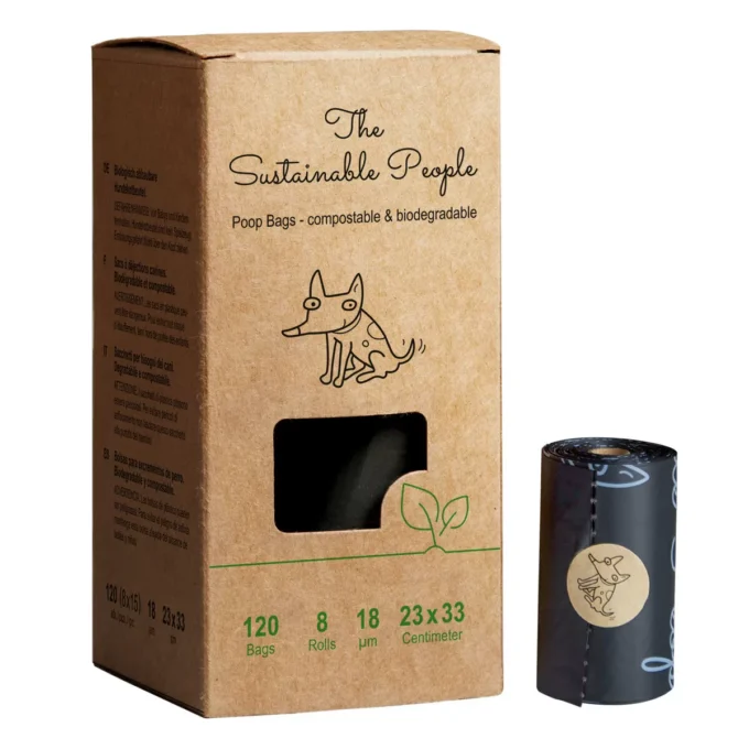 Bionedbrydelige Hundeposer - 120 stk